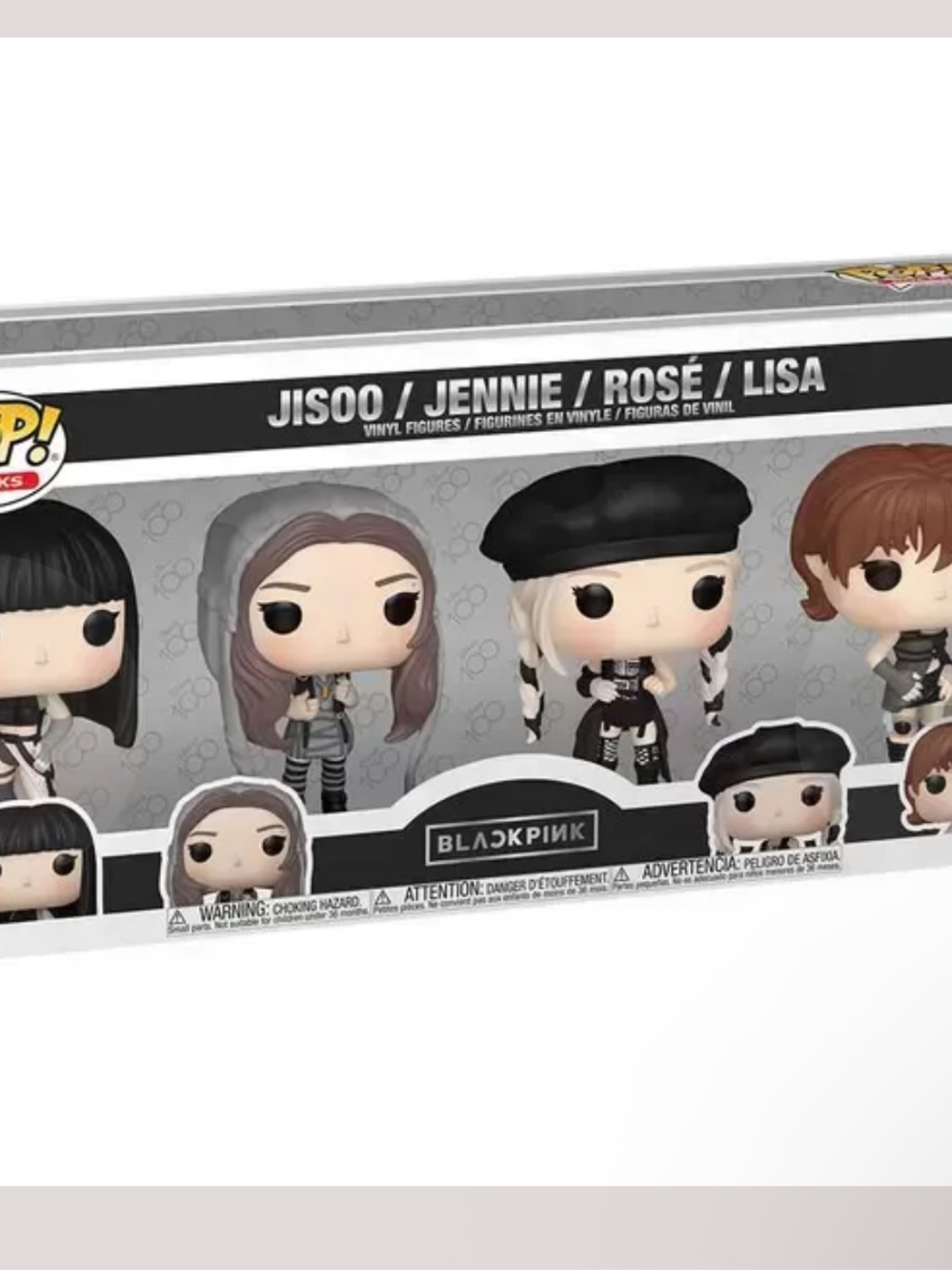Funko BLACKPINK 4-Pack Vinyl Figures - Black, Gray, Blonde, Brown